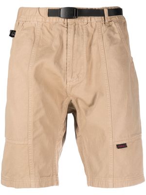 Gramicci buckled-waist cotton shorts - Neutrals