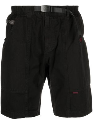 Gramicci buckled-waistband detail shorts - Black