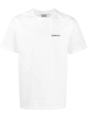 Gramicci chest logo-print T-shirt - White