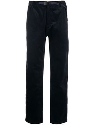 Gramicci corduroy belted straight-leg trousers - Blue