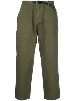 Gramicci elasticated drawstring-waistband trousers - Green