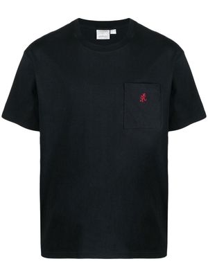 Gramicci embroidered-logo T-shirt - Black
