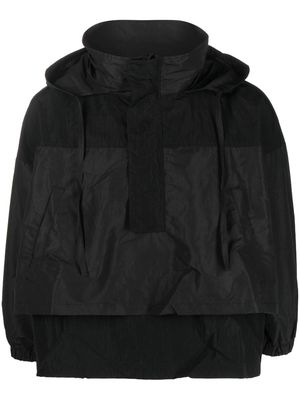 Gramicci high-neck hooded jacket - Black