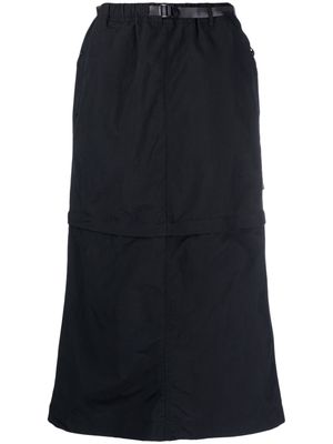 Gramicci high-rise belted skirt - Black