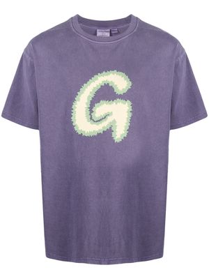 Gramicci logo-print cotton T-shirt - Purple