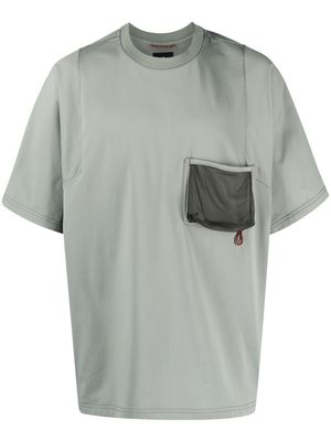 Gramicci mesh patch-pocket T-shirt - Green