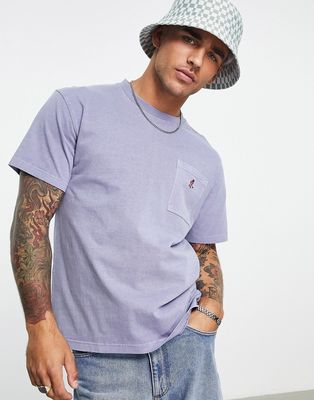 Gramicci one point t-shirt in faded purple