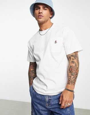 Gramicci one point t-shirt in white