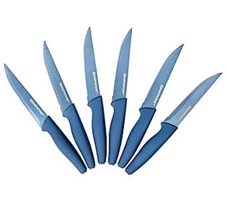 Granitestone 6-Piece Serrated Steak Knife Set