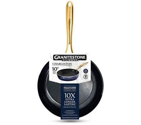 Granitestone Charleston Hammered Navy 10' Nonstick Fry Pan
