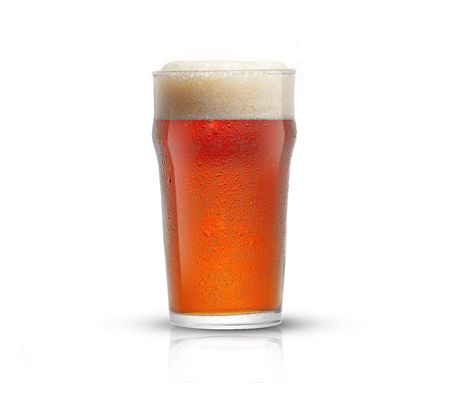 Grant Pint Beer Drinking Glasses - 19.2-oz - Se t of 8