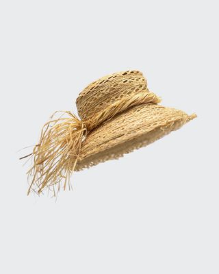 Granville Woven Straw Bucket Hat