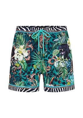 Graphic Floral Swim Shorts