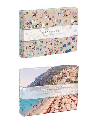 Gray Malin's The Beach and Italy 500-Piece Double-Sided Puzzle Set