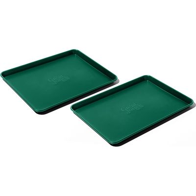 Great Jones Little Sheet Nonstick Quarter Sheet Pan Duo in Broccoli 