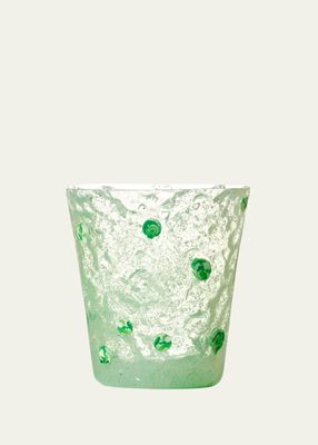 Green Murrine Silicone Drinking Glass