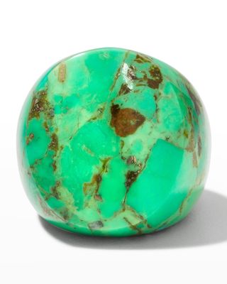 Green Turquoise Statement Ring