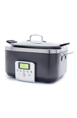 GreenPan Ceramic Nonstick 6-Quart Slow Cooker in Graphite 