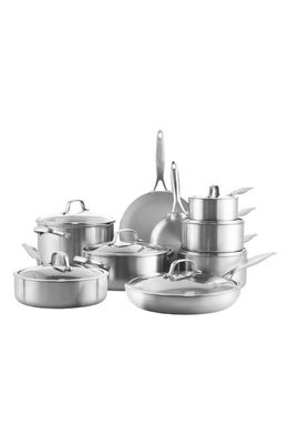GreenPan Venice Pro 16-Piece Stainless Steel Ceramic Nonstick Cookware Set