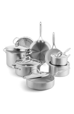 GreenPan Venice Pro Tri-Ply Stainless Steel Ceramic Nonstick 13-Piece Cookware Set