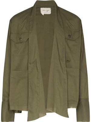 Greg Lauren G1 long-sleeved shirt - Green
