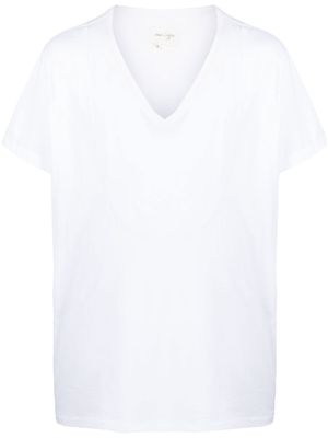 Greg Lauren V-neck cotton T-shirt - White
