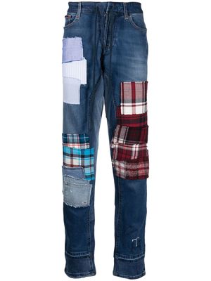 Greg Lauren x Tommy Hilfiger patchwork jeans - Blue
