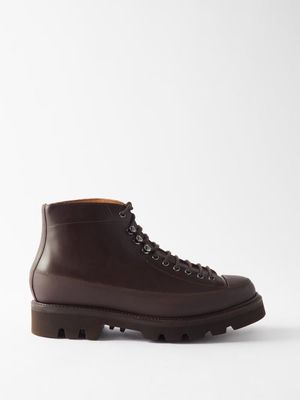 Grenson - Augustus Leather Boots - Mens - Dark Brown