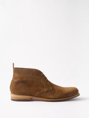Grenson - Chester Suede Boots - Mens - Brown