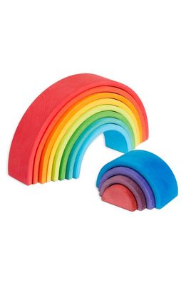 GRIMM'S SPIEL UND HOLZ Large Stackable Rainbow Blocks