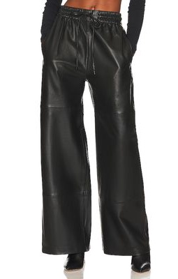 GRLFRND Billie Track Pant in Black