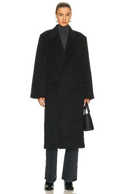 GRLFRND Bronte Oversized Coat in Black