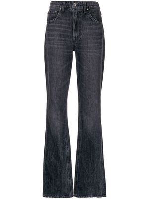 Grlfrnd faded bootcut jeans - Black