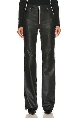 GRLFRND Julia Leather Pant in Black