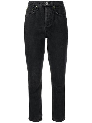 Grlfrnd Karolina cropped slim-cut jeans - Black