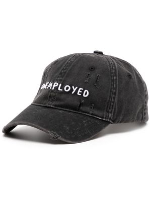 Ground Zero embroidered baseball cap - Black