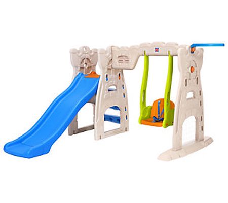 Grow'n Up Toddler Scramble'N Slide Play Center