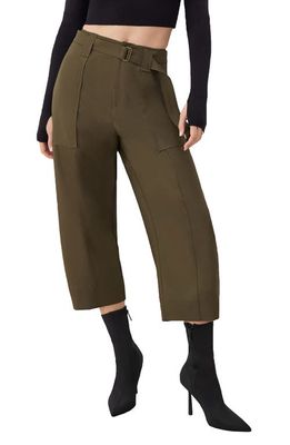 GSTQ Belted Crop Utility Pants in Greene St