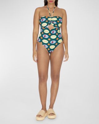 Guardian Ruched One-Piece Swimsuit