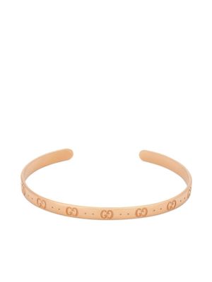 Gucci 18k rose gold Icon cuff bracelet - Pink