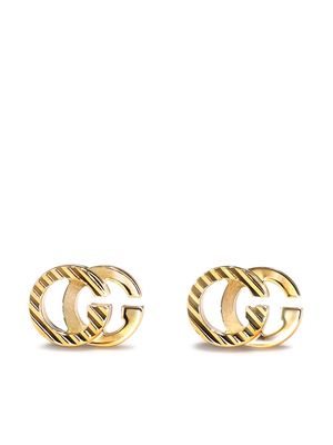 Gucci 18K white gold GG Running earrings