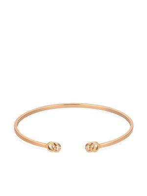 Gucci 18kt gold GG-logo bracelet