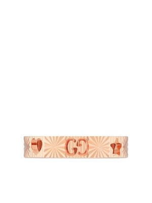 Gucci 18kt rose gold Icon Star ring - Pink