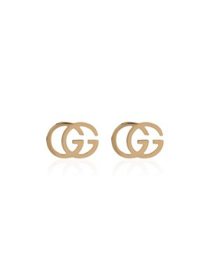 Gucci 18kt yellow gold Double G earrings