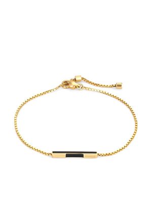 Gucci 18kt yellow gold Link to Love enamel bracelet