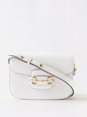 Gucci - 1955 Horsebit Leather Cross-body Bag - Womens - Ivory