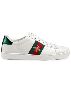 Gucci Ace embroidered low-top sneaker - White