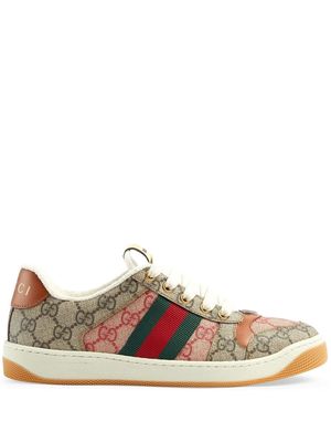 Gucci Ace GG Supreme low-top sneakers - Brown