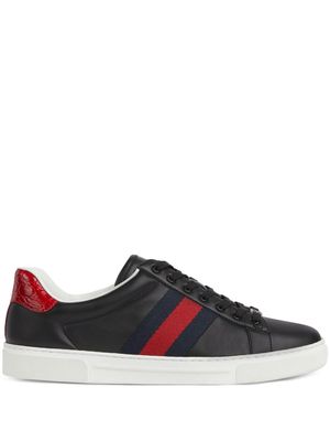 Gucci Ace leather sneakers - Black