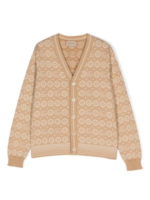 Gucci Beige Cotton Cardigan